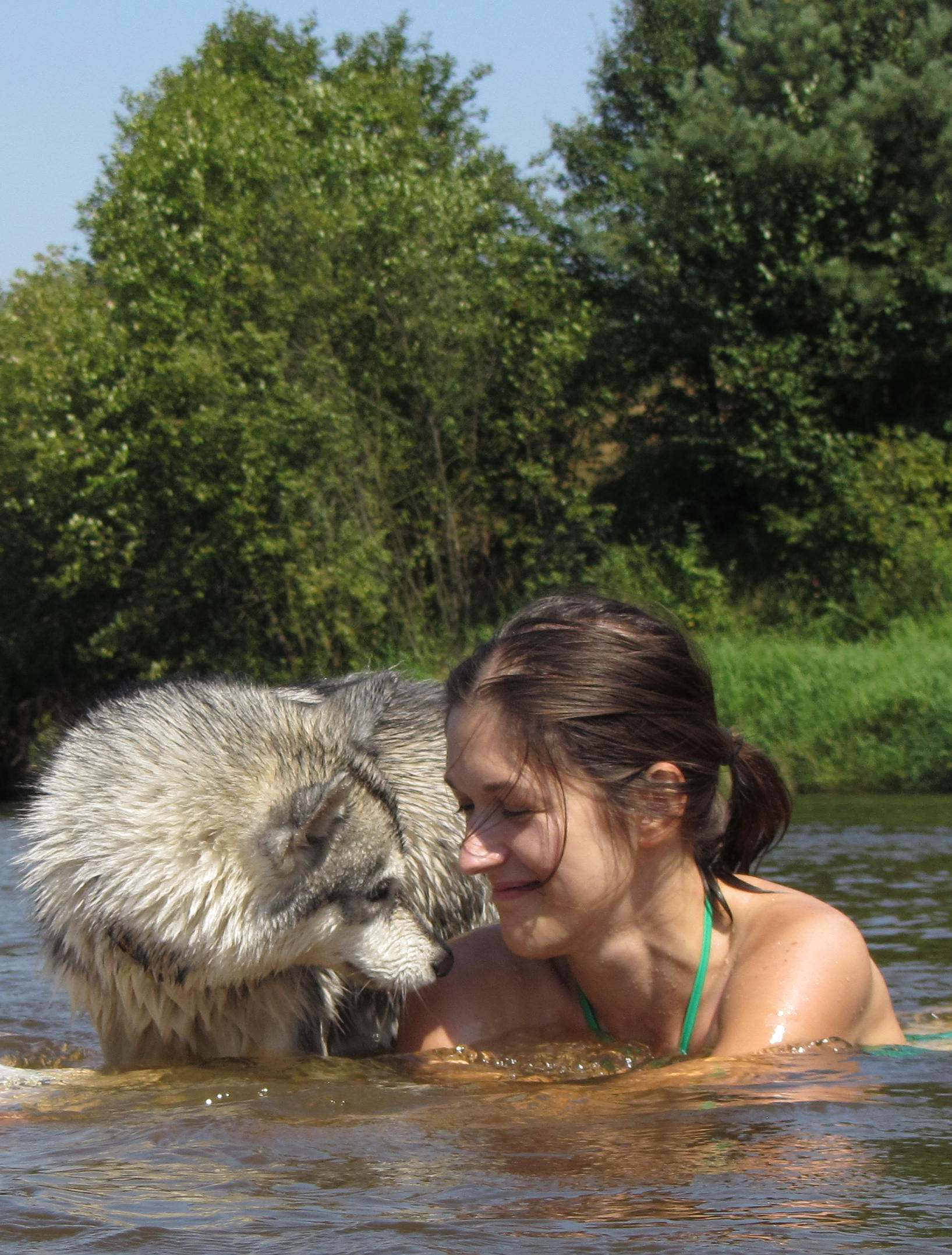 Psie Wyzwania 2013, Dogsplash z Shiv�, fot.Joanna Pieciukiewicz