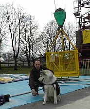 Po skoku, z Szamanem :)