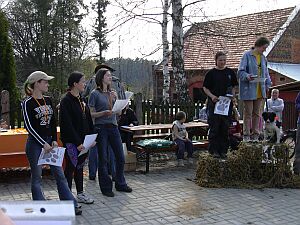 Zwyci�zcy na podium, ja - tu� za... :)
