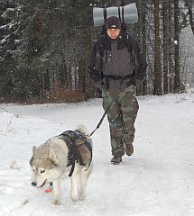 Treking in the mountains