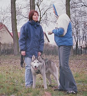 Sajan przed startem.