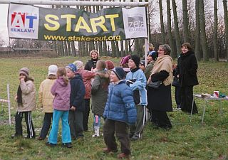 Przygotowania do startu w Cani-crossie.